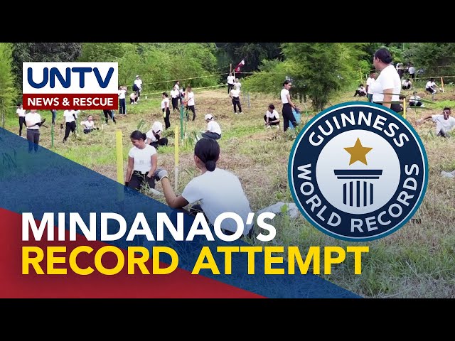 ⁣Mindanao-wide bamboo planting, official attempt sa Guinness World Records