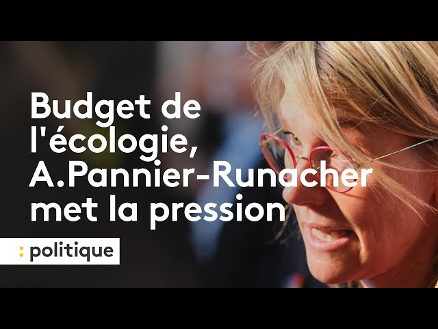 ⁣Budget de l'écologie, Pannier-Runacher met la pression