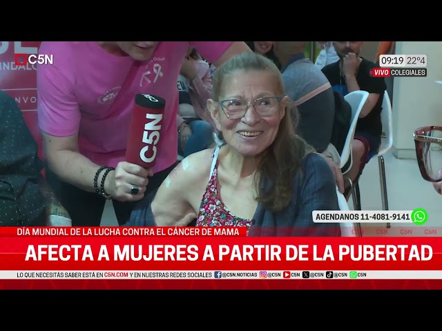 ⁣DÍA del CÁNCER de MAMA en C5N