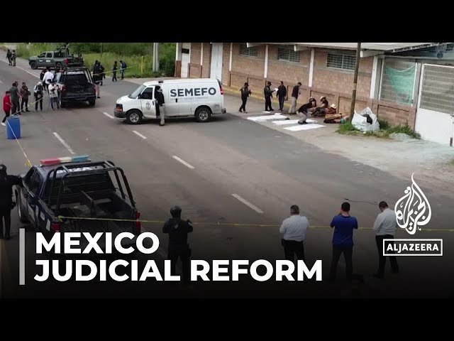 ⁣Mexico judicial reform: Government pushing ahead with controversial changes