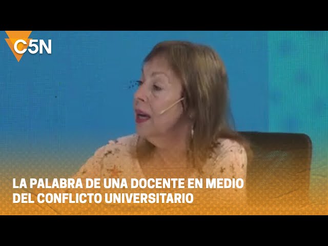 ⁣LA PALABRA de una DOCENTE en medio del CONFLICTO UNIVERSITARIO