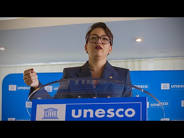 ⁣Dominique Dupuy appelle à l’action lors de la 220e session du Conseil exécutif de l’UNESCO