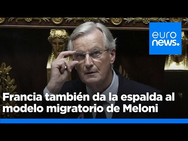 ⁣Francia también da la espalda al modelo migratorio de Giorgia Meloni