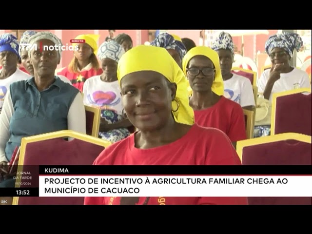 Kudima - Projecto de incentivo à agricultura familiar chega ao município de Cacuaco