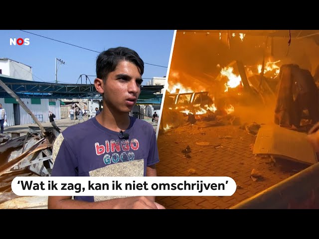 ⁣Mohammed zag zijn broer levend verbranden in tentenkamp