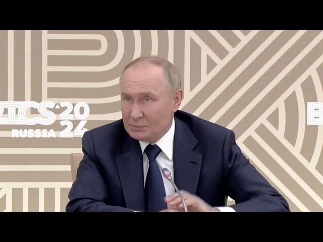 ⁣Vladimir Putin claims Russia wants lasting peace with Ukraine