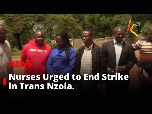 ⁣Trans Nzoia Civil Society Urges Nurses to End Strike, Citing Court Order.