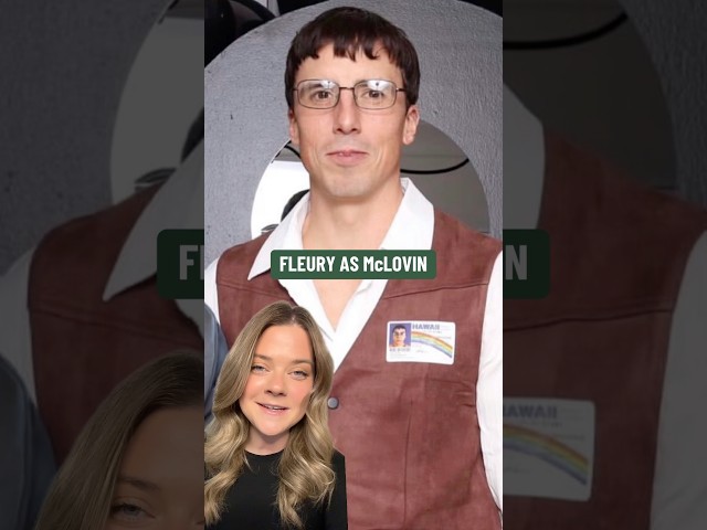 ⁣Marc-Andre Fleury's McLovin Halloween Costume 