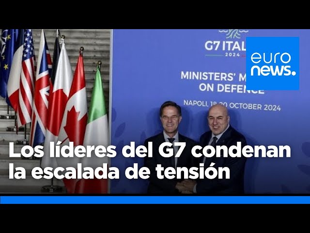 ⁣Los líderes del G7 condenan la escalada de tensión en Oriente Medio y Ucrania