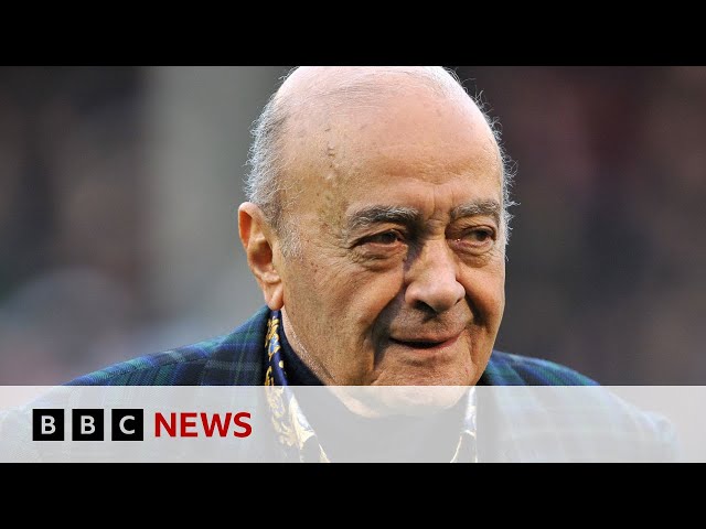 ⁣Mohamed Al Fayed: Met Police only sought charges for two victims of former Harrods owner | BBC News