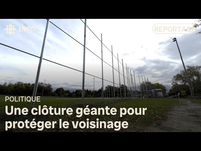 ⁣Une clôture géante pour protéger le voisinage