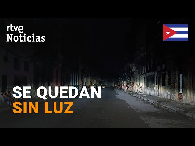 ⁣CUBA: Un APAGÓN TOTAL DEJA la ISLA a OSCURAS y en ESTADO de EMERGENCIA ENERGÉTICA | RTVE Noticias