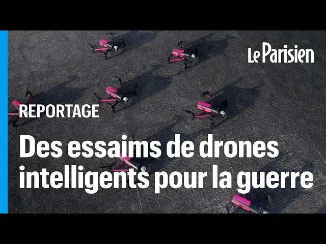 ⁣Ils imaginent les drones de guerre, en essaim, autonomes et boostés à l'IA