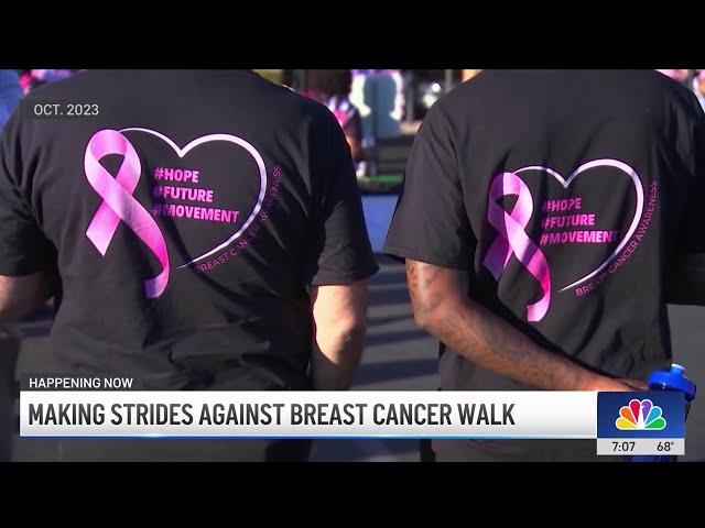 ⁣Commerce turns pink for breast cancer walk