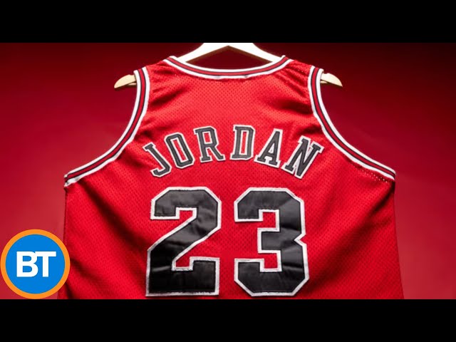 ⁣Michael Jordan's iconic game-worn jersey is going up for auction