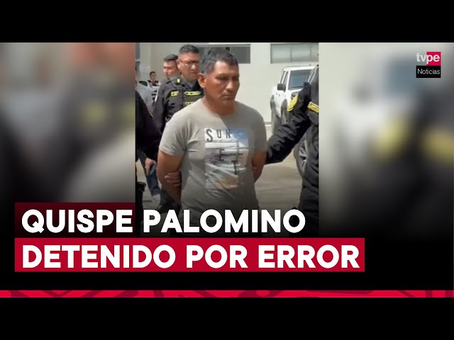 ⁣La PNP detiene a Iván Quispe Palomino, pero requisitorias eran para su hermano "camarada José&q