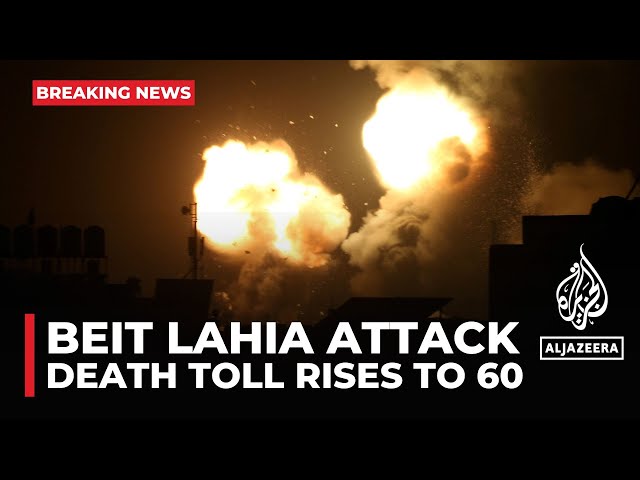 ⁣Death toll from Beit Lahia attack rises to 60