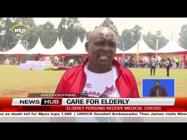 ⁣Dozens of elderly people receive free medical check up