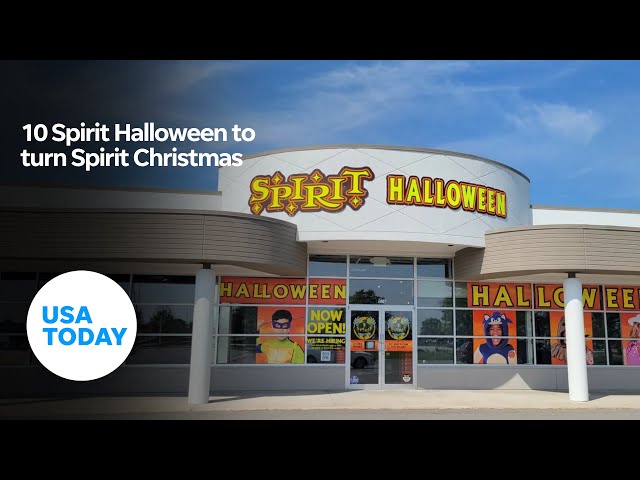 ⁣Spirit Halloween to transform 10 of its locations into Spirit Christmas | USA TODAY