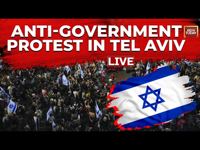 ⁣Israel-Hamas War LIVE: Anti-Government Protest In Tel Aviv LIVE | Relatives Of Hostages Protest LIVE