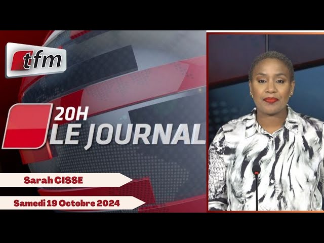 ⁣JT Français 20h du 19 Octobre 2024 présenté Sarah CISSE