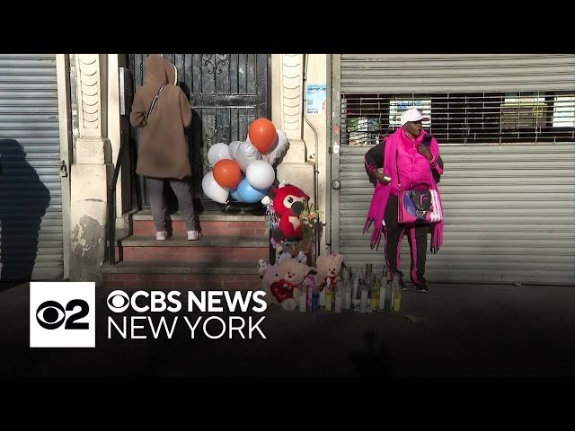 ⁣Memorial to boy allegedly killed by parents in Harlem