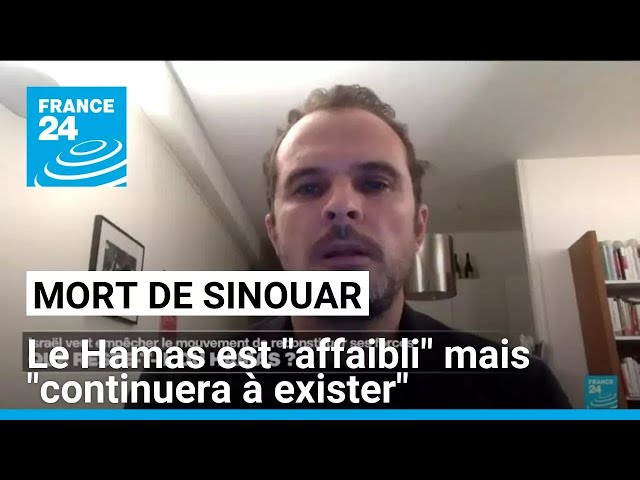 ⁣Après la mort de son chef, le Hamas est "affaibli" mais "continuera à exister", 