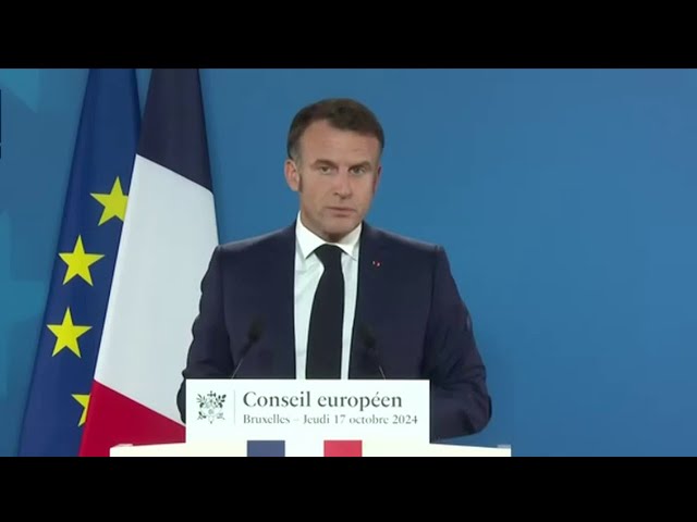 ⁣Propos sur Israël : Macron dénonce des "manipulations"