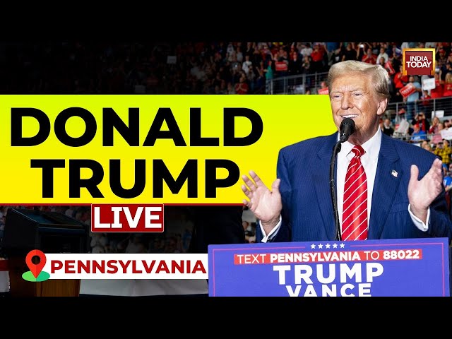 ⁣Trump Rally LIVE: Donald Trump Holds Rally In Latrobe, Pennsylvania |US Election LIVE | India Today