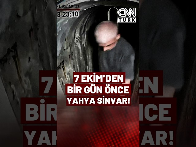 ⁣İsrail Paylaştı: Yahya Sinvar'ın Sığınaktan Çıkış Anı! Tarih: 6 Ekim 2023...