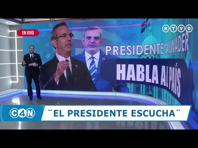 ⁣EN VIVO| Presidente Luis Abinader hablará al país esta noche