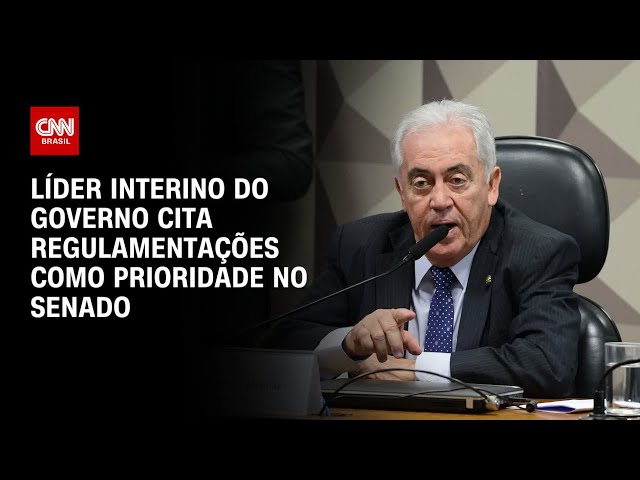 ⁣Líder interino do governo cita regulamentações como prioridade no Senado | CNN PRIME TIME