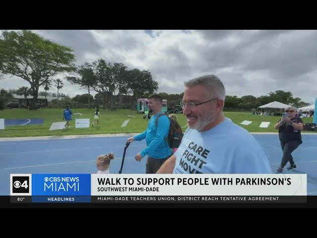 ⁣Walk to support people with Parkinson's