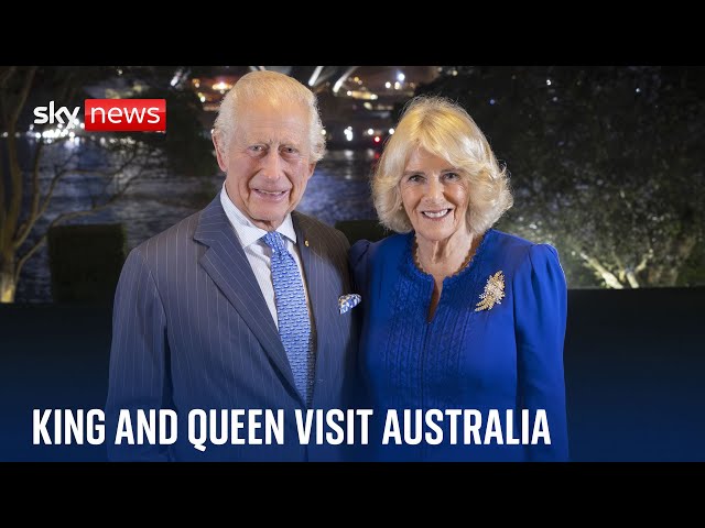 ⁣King Charles and Queen Camilla on first visit to Australia since coronation