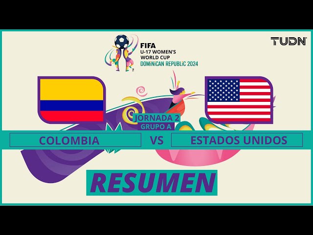 ⁣Resumen y goles | Colombia 0-2 Estados Unidos | FIFA Mundial Femenil Sub-17 | TUDN