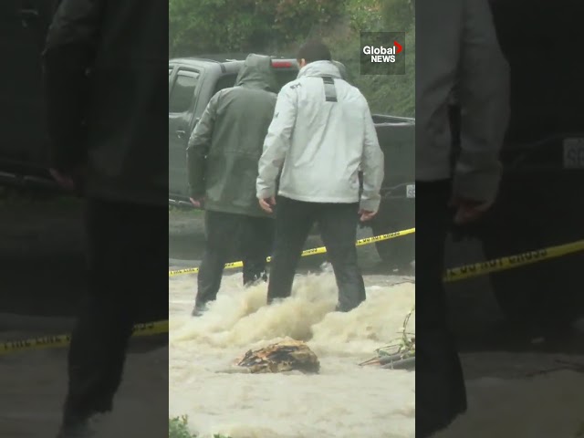 ⁣Atmospheric river causes flooding across Metro Vancouver #Rain