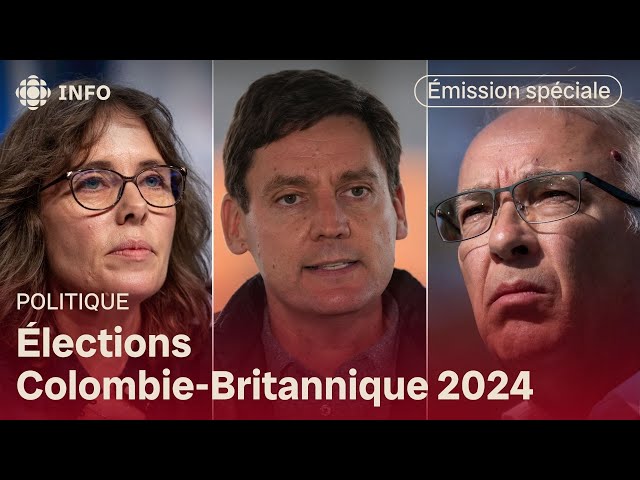 ⁣Élections Colombie-Britannique 2024 : regardez en direct la soirée électorale