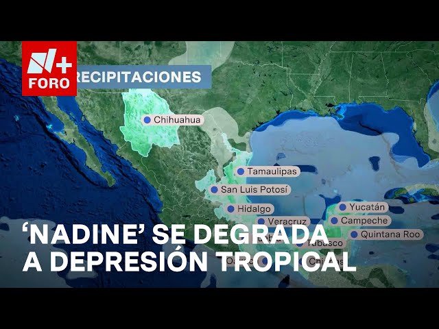 ⁣Tormenta 'Nadine' se degrada a depresión tropical - Las Noticias