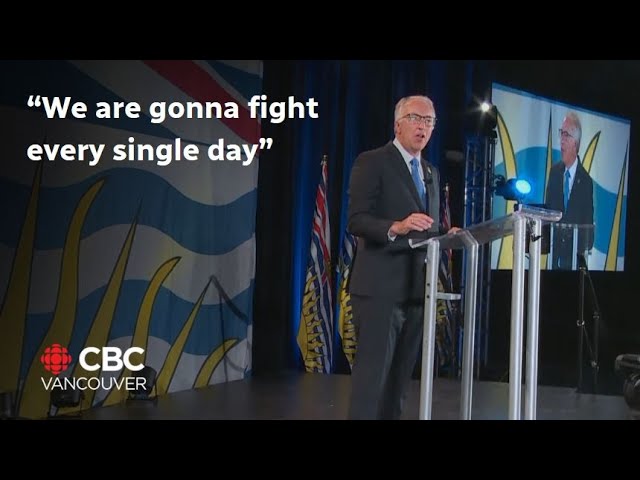 ⁣John Rustad hails 'historic night' for B.C. Conservatives