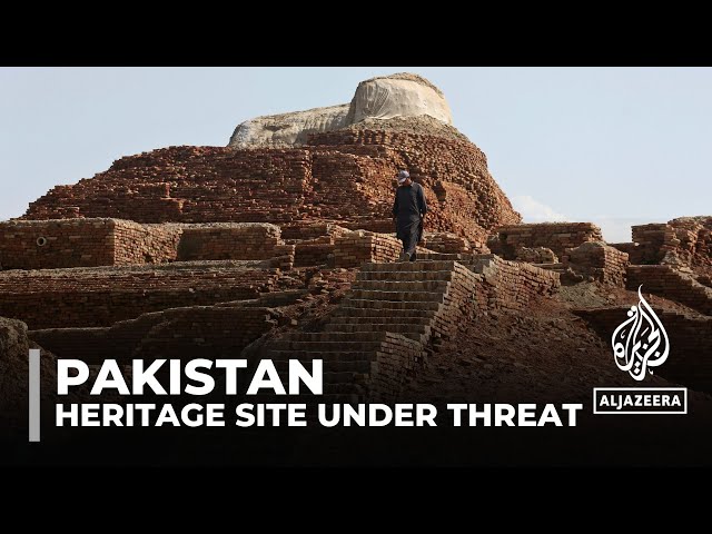 ⁣Mohenjo Daro under threat: Pakistan's heritage site impacted by climate change