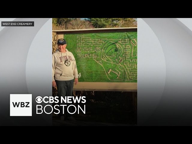 ⁣Bill Belichick visits Massachusetts corn maze honoring his winning seasons with Patriots