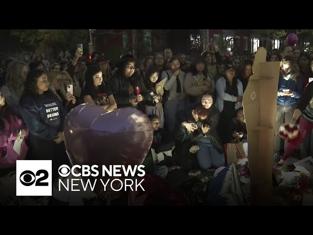 ⁣Memorial for Liam Payne draws hundreds to Washington Square Park in New York City