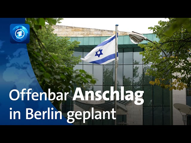 ⁣Festnahme wegen mutmaßlich geplantem Anschlag auf israelische Botschaft in Berlin