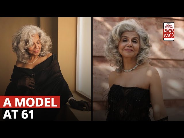 ⁣Meet 61-Year-Old Model Mukta Singh Proudly Embracing Her Gray Hair