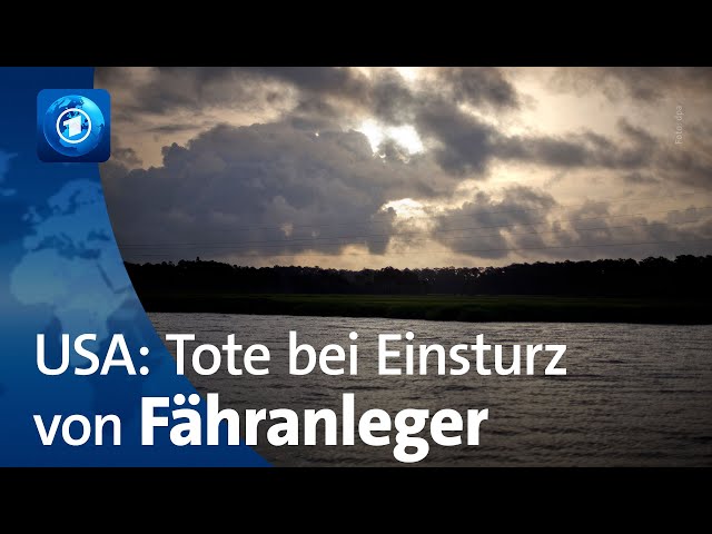 ⁣Sieben Tote bei Einsturz von Fähranleger im US-Bundesstaat Georgia