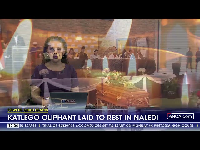 ⁣Katlego Olifant laid to rest in Naledi