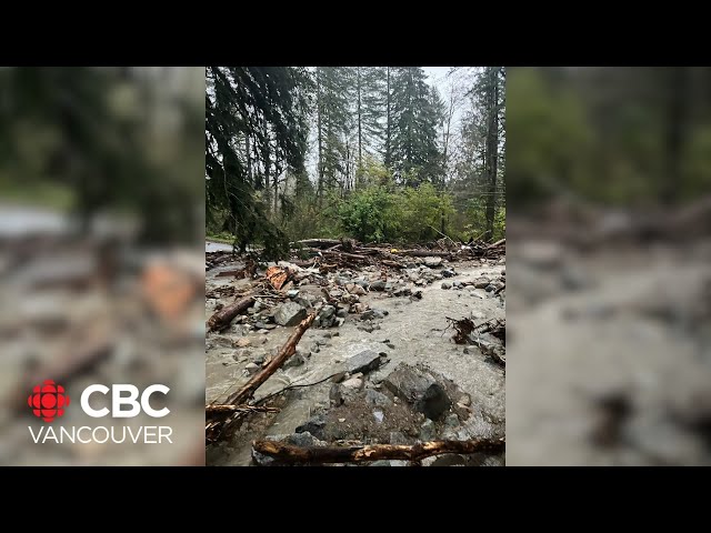 ⁣Homeowner reported missing amid mudslide in Coquitlam