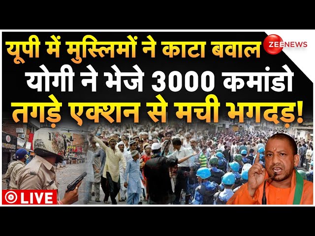 ⁣CM Yogi Biggest Action On Muslims LIVE: यूपी में मुस्लिमों ने काटा बवाल, योगी ने भेजे 3000 कमांडो!