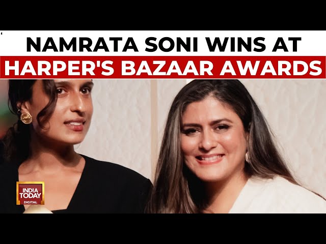 ⁣Celebrated Make-Up Artist Namrata Soni Honoured at Harper's Bazaar Awards | India Today