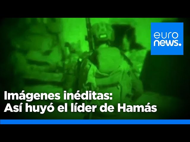 ⁣Imágenes inéditas: Así huyó el líder de Hamás, Yahya Sinwar, tras el ataque del 7 de octubre